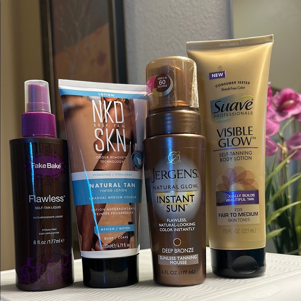 4 Bundle Self-Tan Liquid - Brown